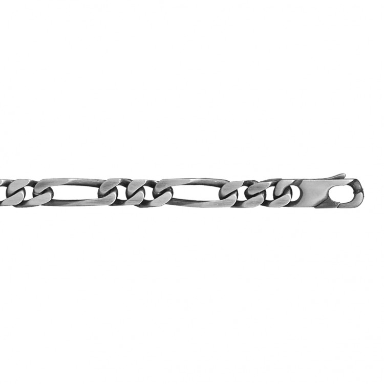Bracelet maille alterné 6mm Bracelet maille alterné 6mm