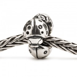COCCINELLES, ARGENT FIN - TROLLBEADS