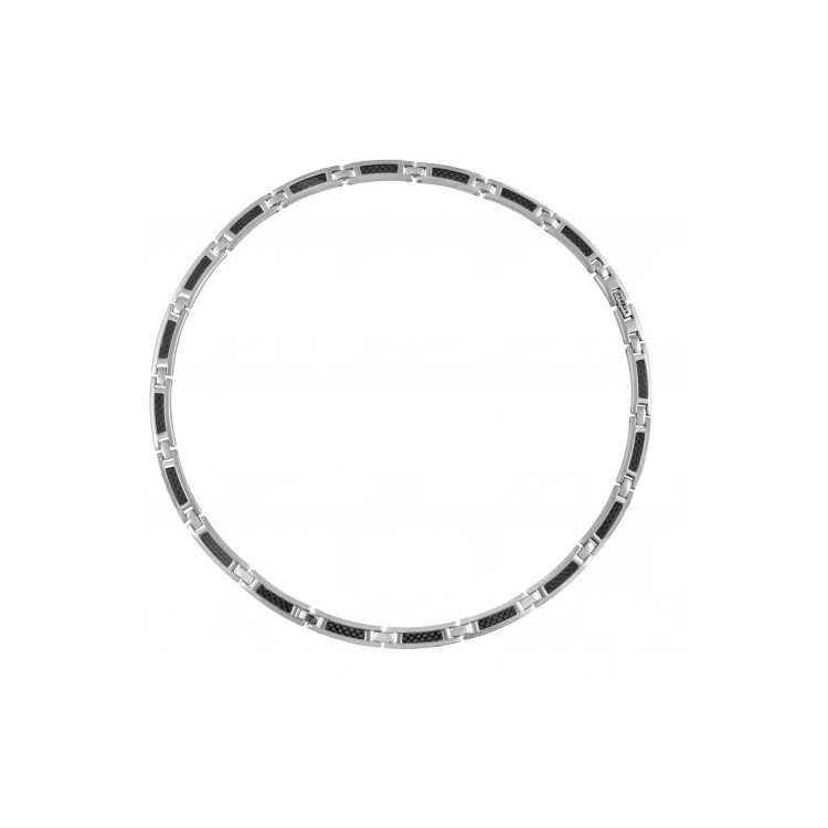 Collier acier carbone noir Collier acier carbone noir