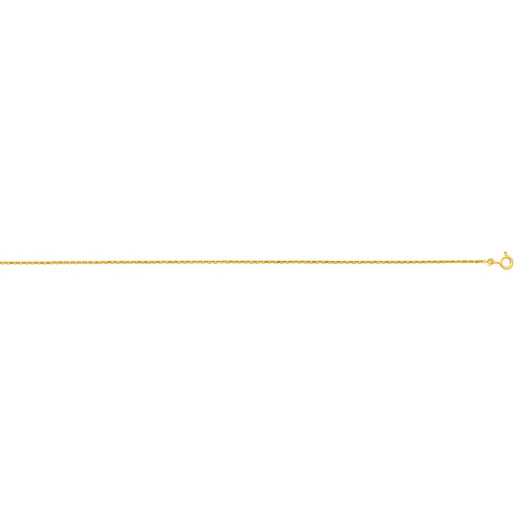 Chaine forçat or jaune
