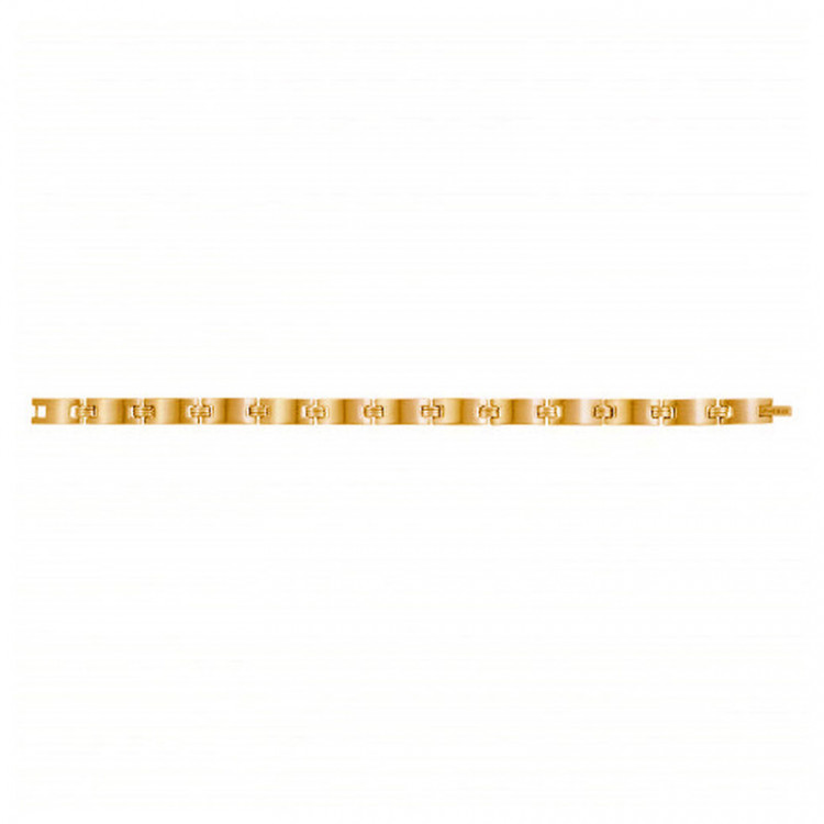 Bracelet acier pvd jaune