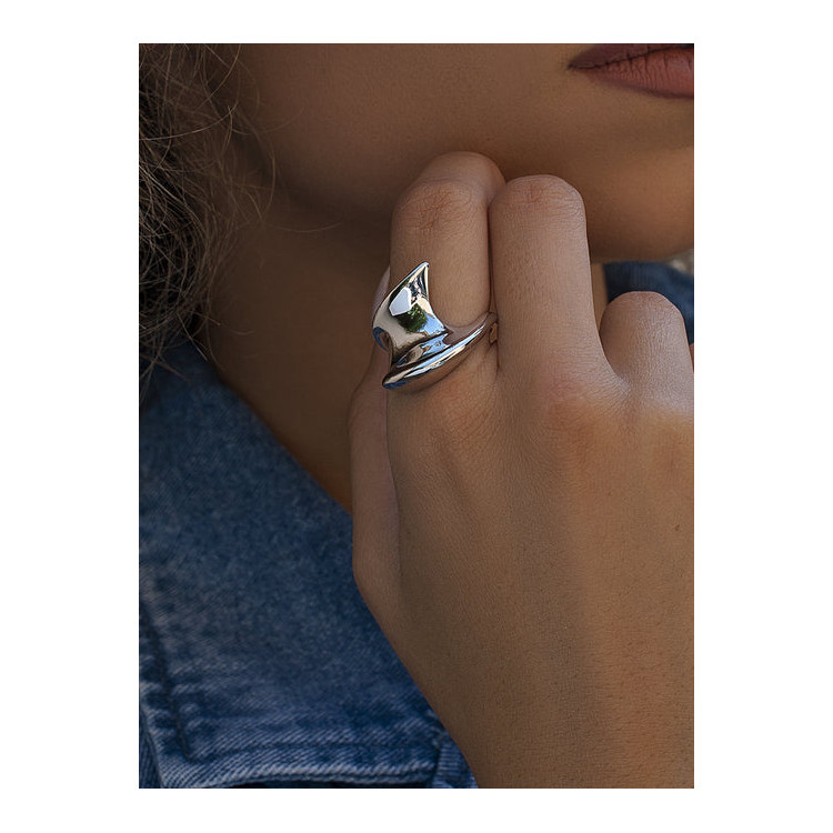 Bague tout argent