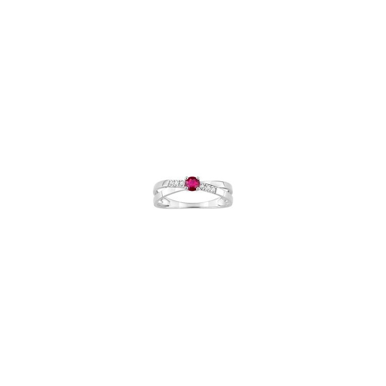 Bague rubis et oxyde