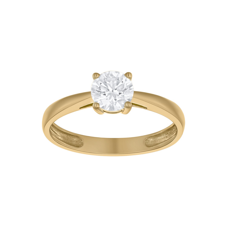 Bague solitaire diamant synthétique 0.70 carat