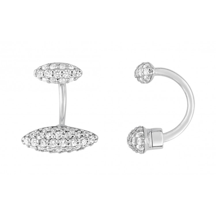 Boucle d'oreille empierré